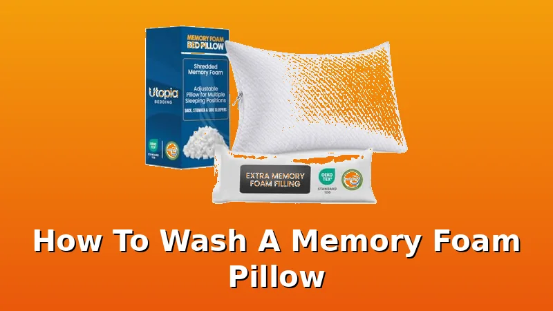 How To Wash A Memory Foam Pillow - Doze Hive review with measurements and honest opinion