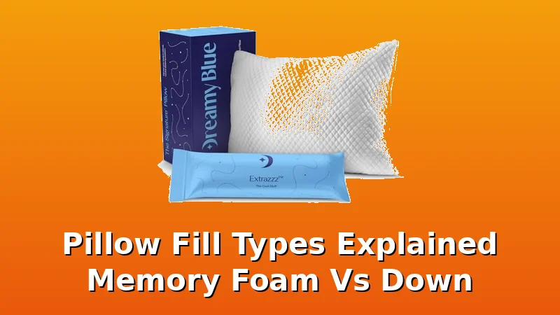 Pillow Fill Types Explained Memory Foam Vs Down - Doze Hive review with measurements and honest opinion