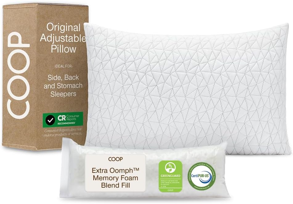 Coop Home Goods Original Adjustable Pillow (B00EINBSEW)