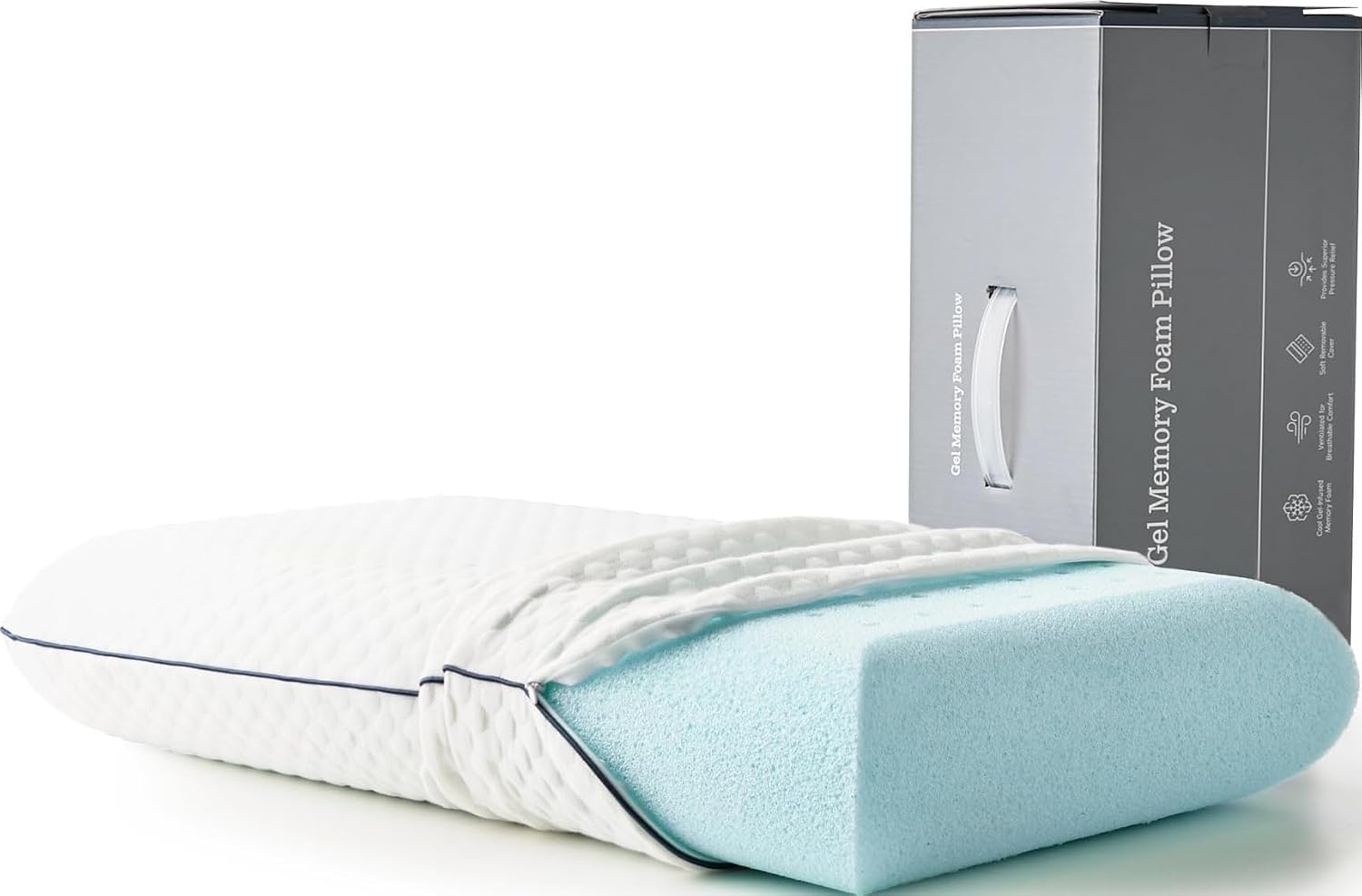 Weekender Cooling Gel Memory Foam Pillow (B01N6RQ4FF)