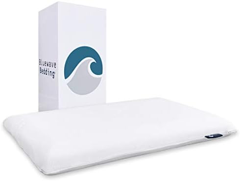 Bluewave Bedding Ultra Slim Gel Memory Foam Pillow (B06XPMNP76)