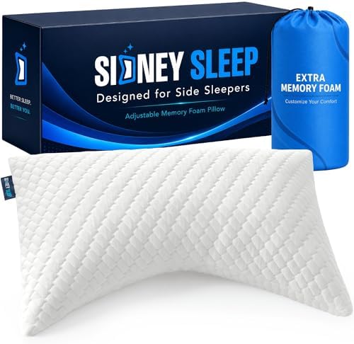 Sidney Sleep Adjustable Curved Pillow (B0993G154N)