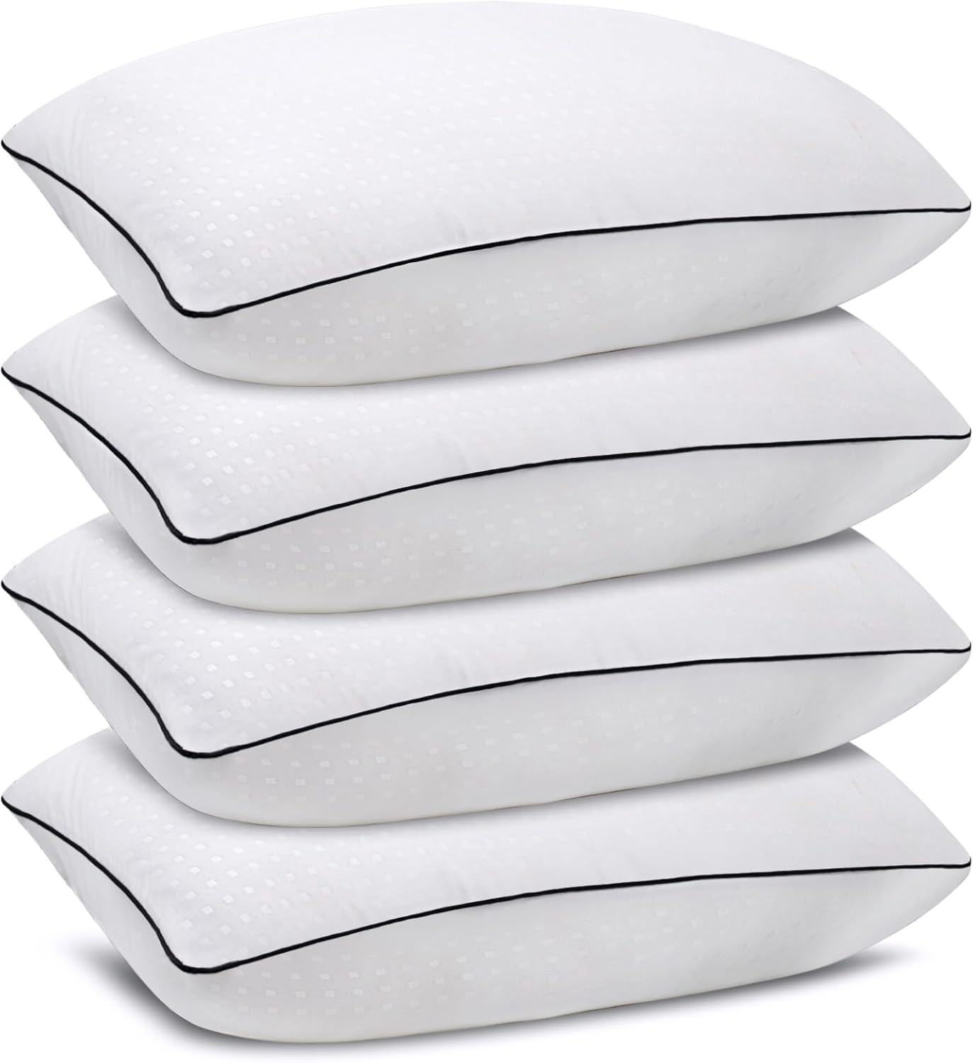 Standard Size Bed Pillows for Sleeping 4 Pack