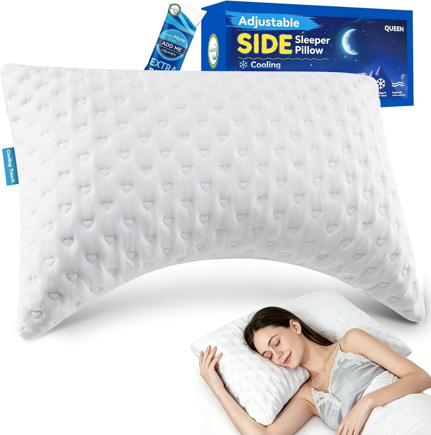 Side Sleeper Pillows for Neck & Shoulder Comfort (B0DJ4RXF73)