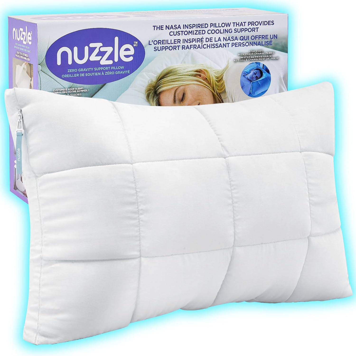 Nuzzle Pillow Standard Adjustable Neck Pillow (B0DX793MV8)