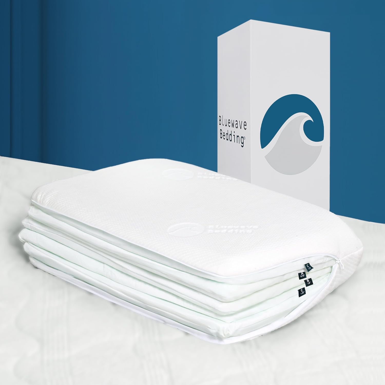 Bluewave Bedding Versalayer Adjustable Height and Firmness Pillow (B0F6NTLGZY)