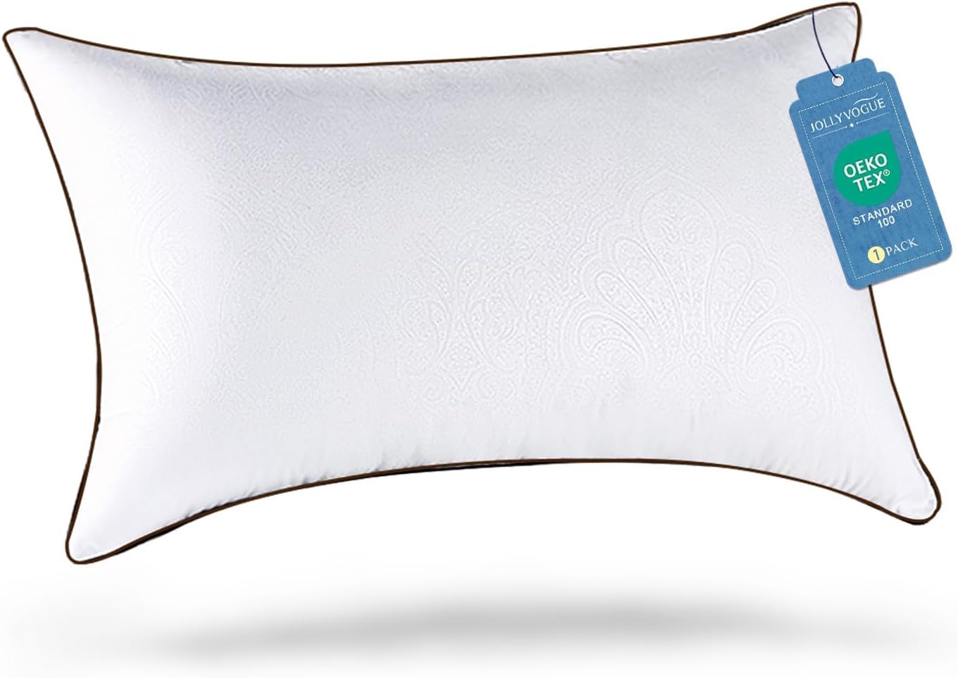 JOLLYVOGUE Standard Pillows Set for Sleeping, Cooling and Firm Pillows with Oeko-Tex Certified Down Alternative Filling for Side, Back, and Stomach Sleepers, Hotel Collection
