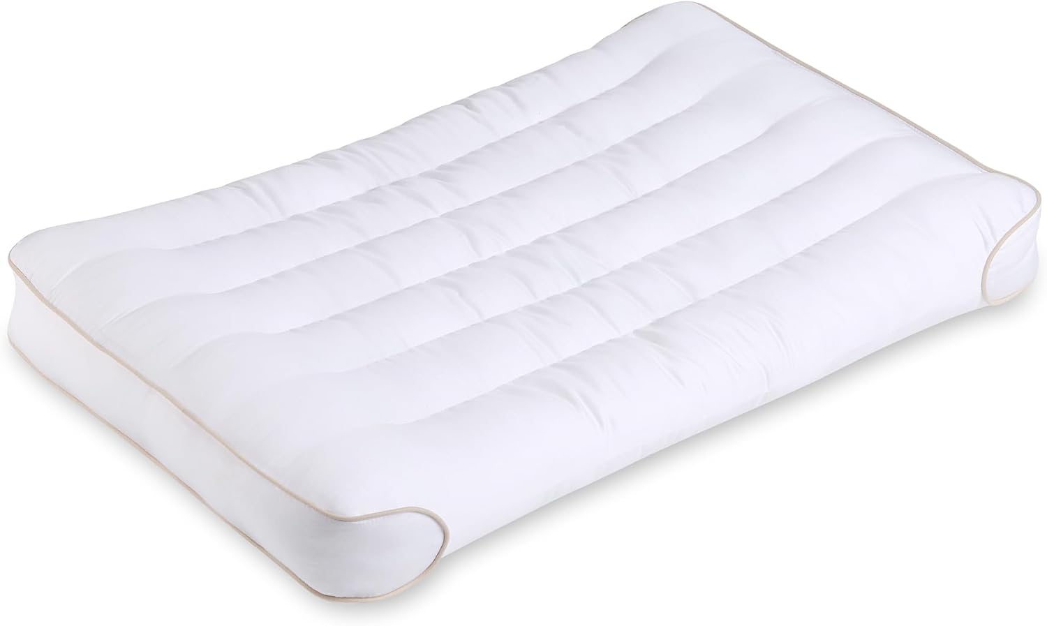 Thin Pillow for Sleeping,Flat Bed Pillow Queen Size 1 Pack,High Support