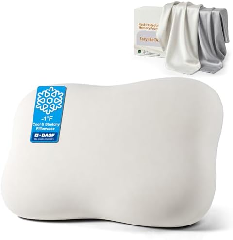 Cervical Neck Pillow, Contour Memory Foam Pillow for Side Sleepers