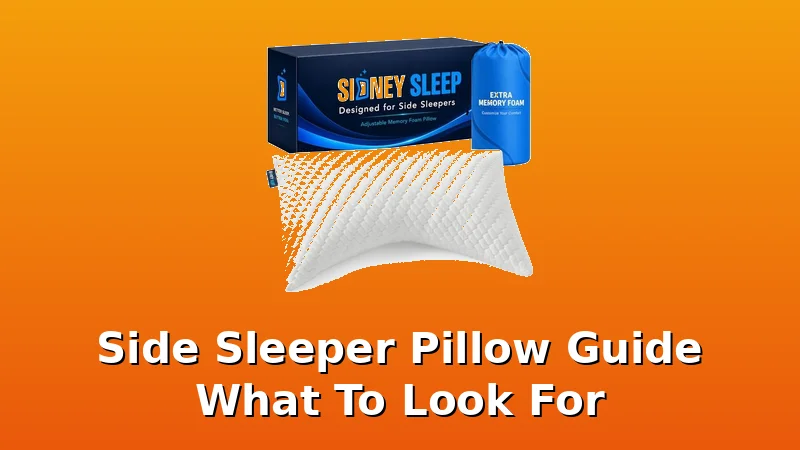 Side Sleeper Pillow Guide What To Look For - Doze Hive review with measurements and honest opinion